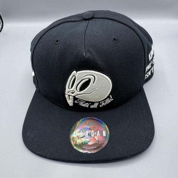 Air‎ Jordan Hat Men Black Space Jam That's All Folks Jumpman Snap Back Cap